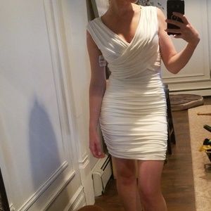 NWT! White ultra stretch dress!